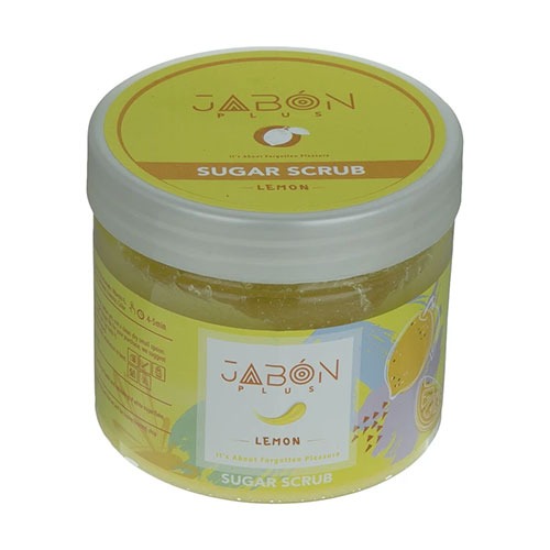 Lemon اسکراب شکری پوست ژبن پلاس مدل Lemon وزن 450 گرم - تصویر 1