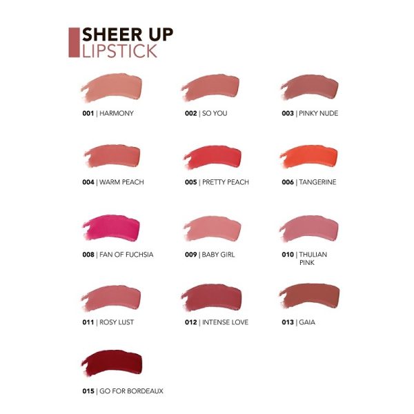 رژ لب جامد شیر آپ فلورمار Flormar Sheer - تصویر 3